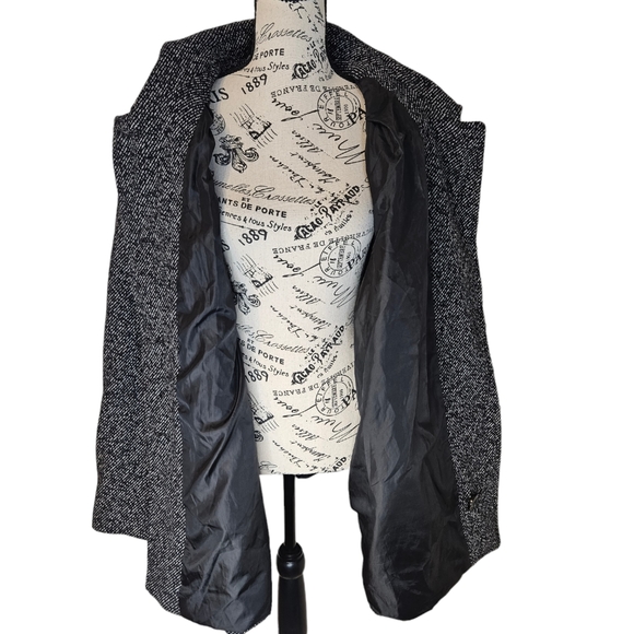 London Fog wool blend Tweed A-line swing coat. Size 3X - Picture 4 of 9